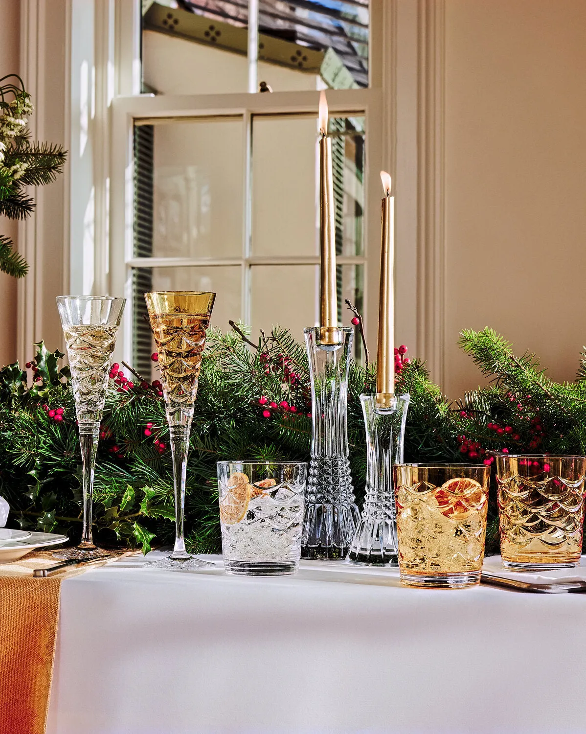 Waterford Winter Wonders Pinecone flute guld krystal