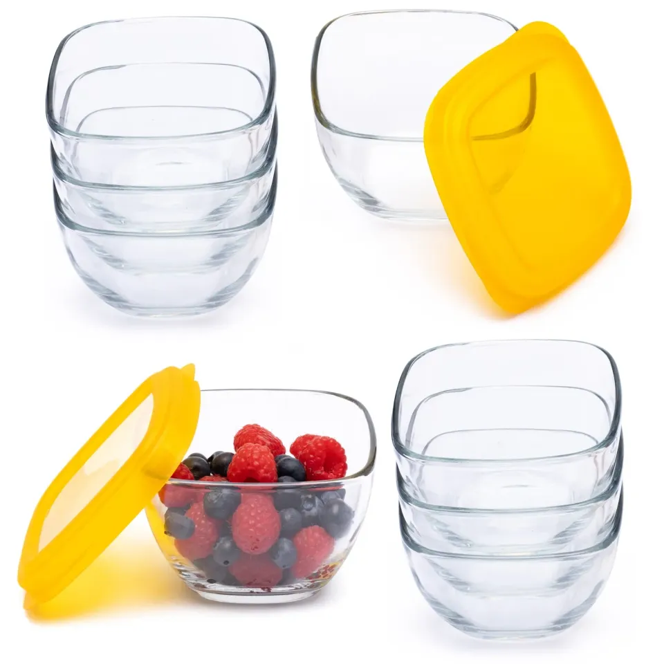 Libbey Serve It 103210 glasskål 16 dele 475 ml gul