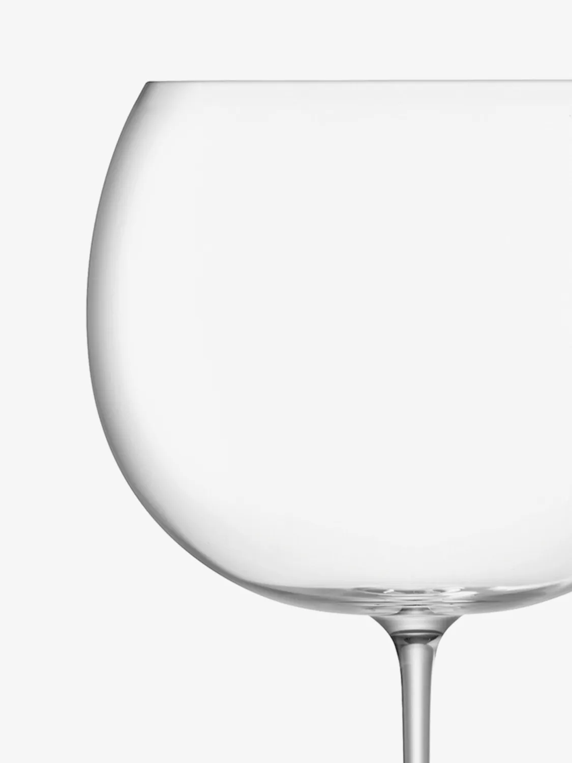 LSA Borough ballonglas ginglas 4 stk krystal