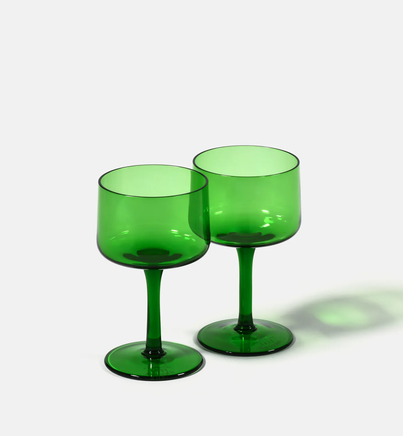 Krosno Bird 1967 hvidvinsglas 120 ml smaragd