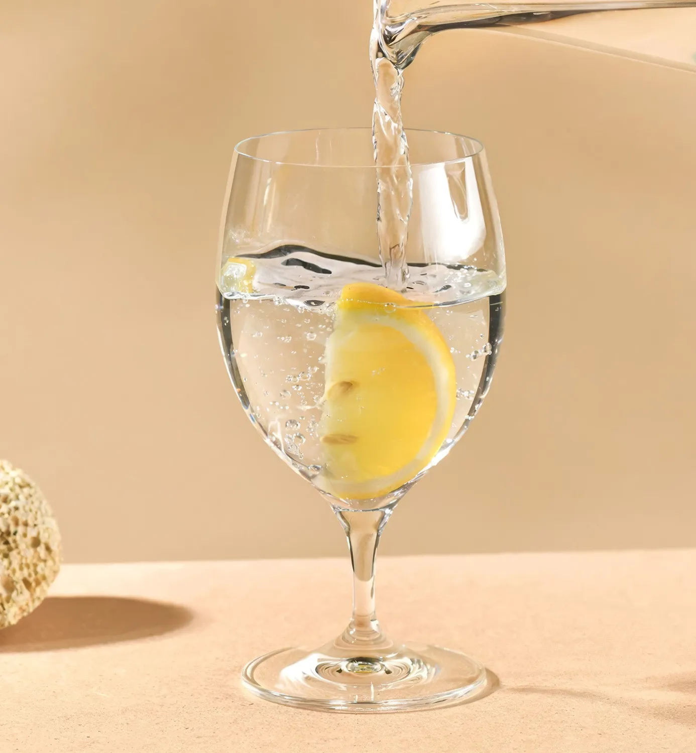 Krosno Harmony vandglas med stilk 340 ml klart glas