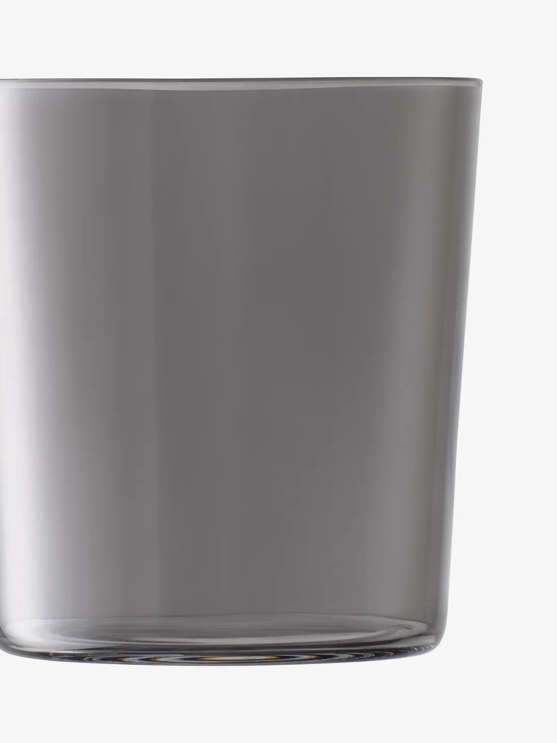 LSA Lunar tumbler glas 2 stk grå lustre