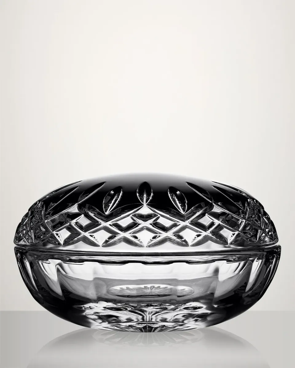 Waterford Lismore Black æske med låg krystal