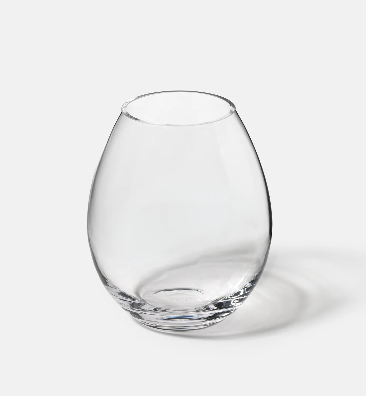 Krosno Gemstone vase 21 cm klar krystal