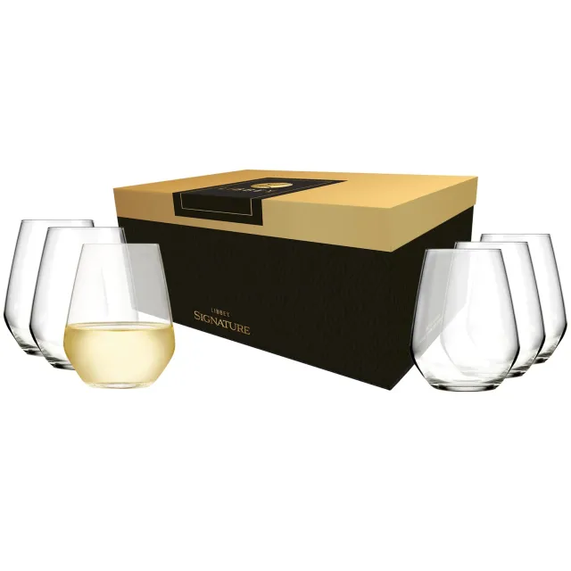 Libbey Signature Greenwich vinglas 6 stk 532 ml kantet