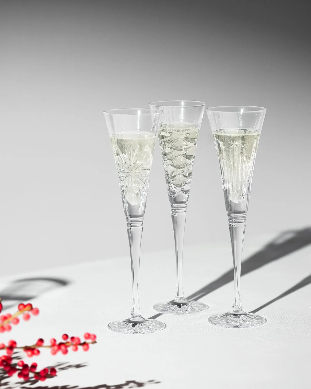 Waterford Winter Wonders champagneglas 2 stk snefnug