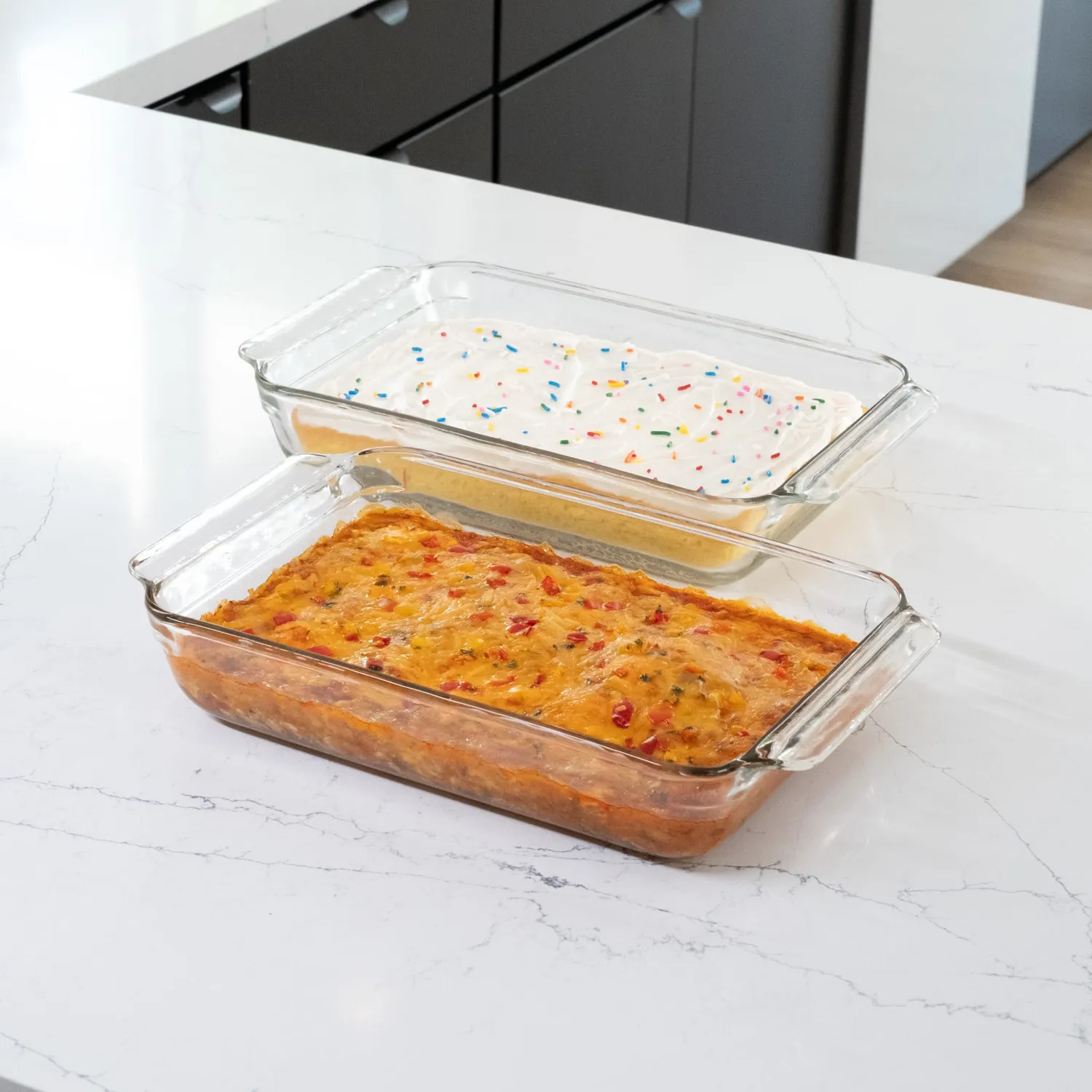 Libbey Baker's Premium ovnfast fad 2 stk med låg