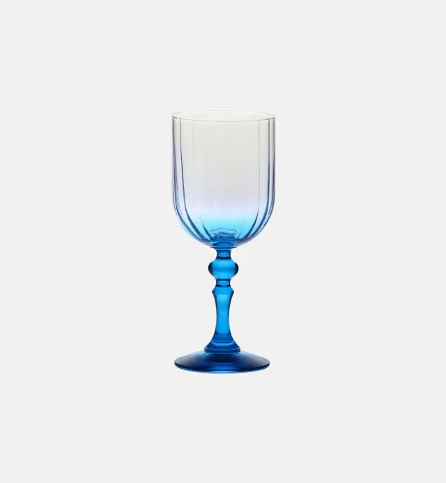 Krosno Ombré vinglas turkis stilk 300 ml