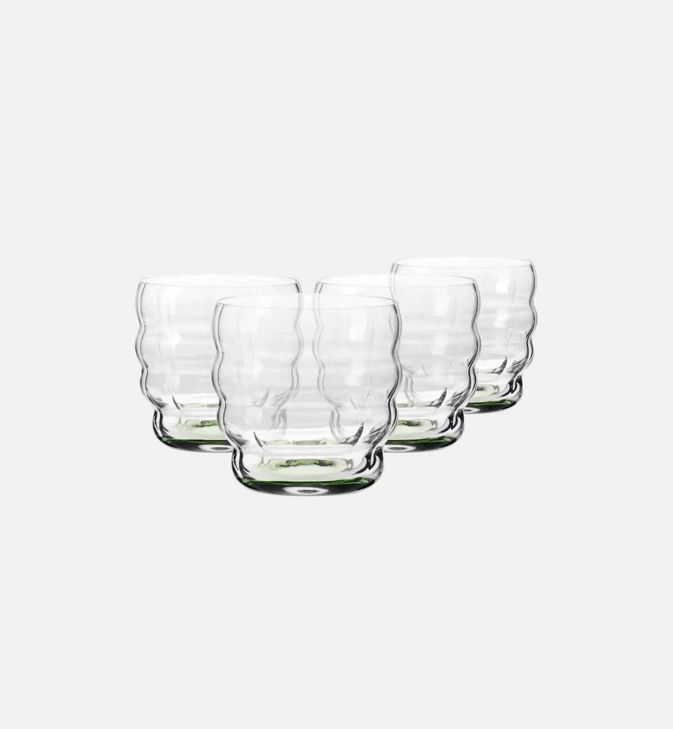 Krosno Matcha Moments tumblerglas 330 ml grøn