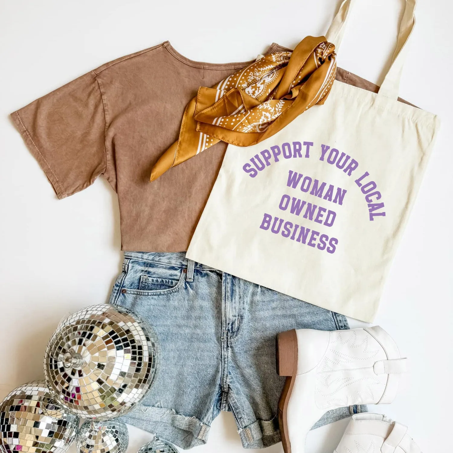 Mugsby Support Your Local tote bag natur bomuld
