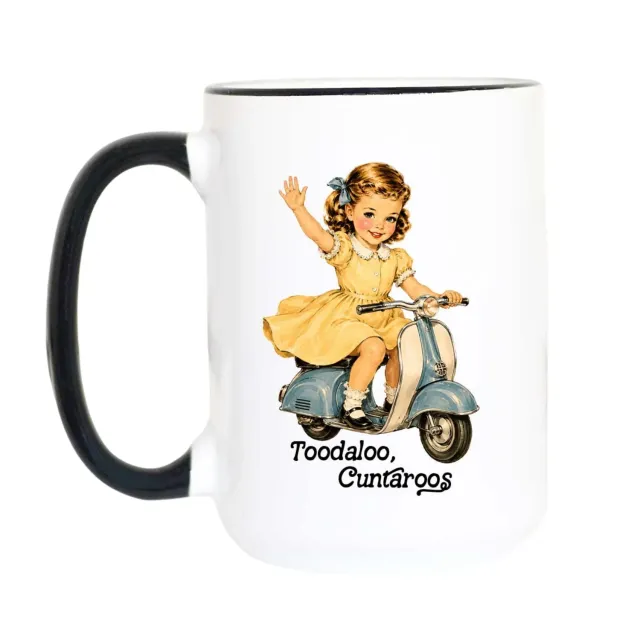 Mugsby Toodaloo Cuntaroos krus 325 ml hvid sjov