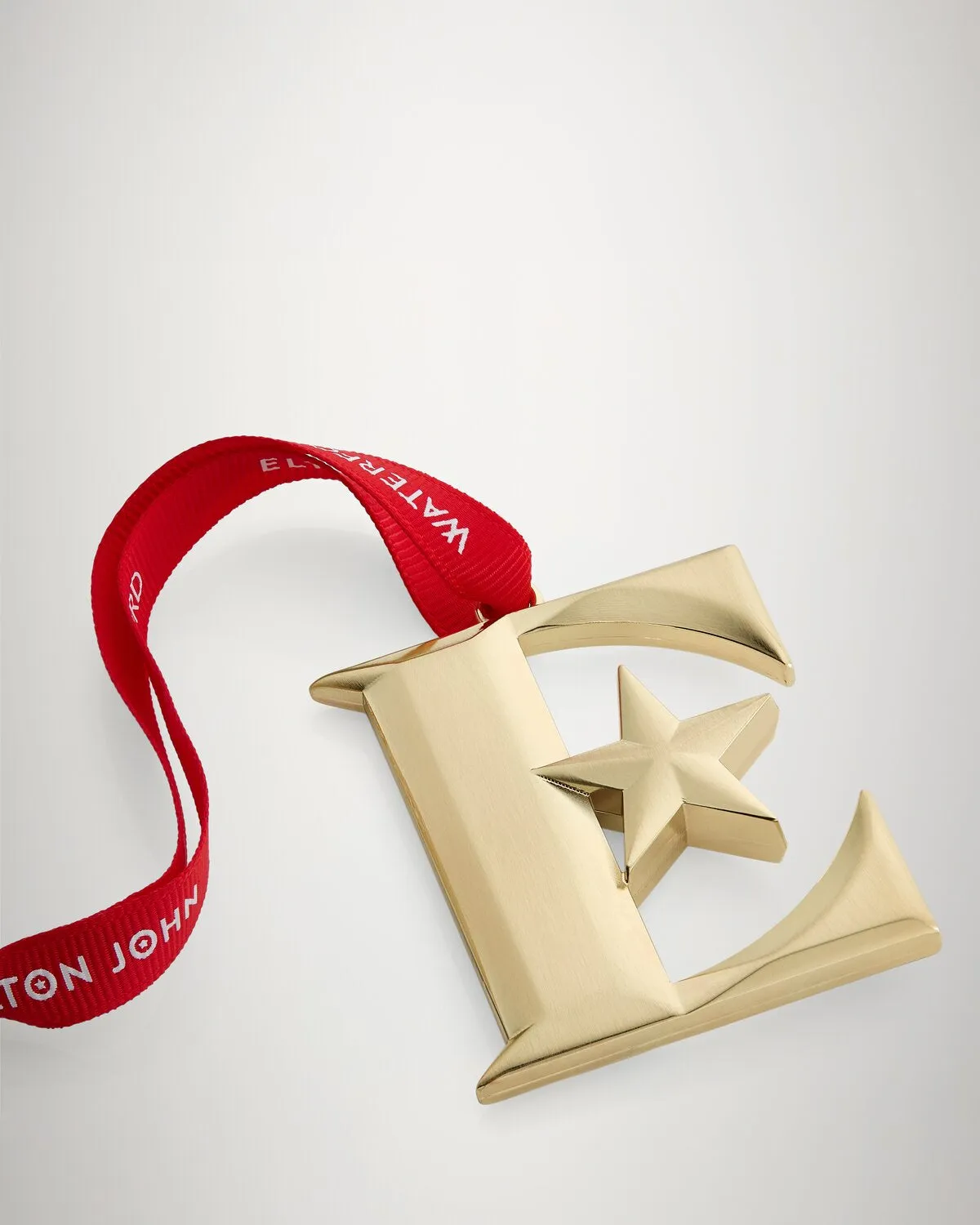 Waterford Elton John E Icon juleornament guld