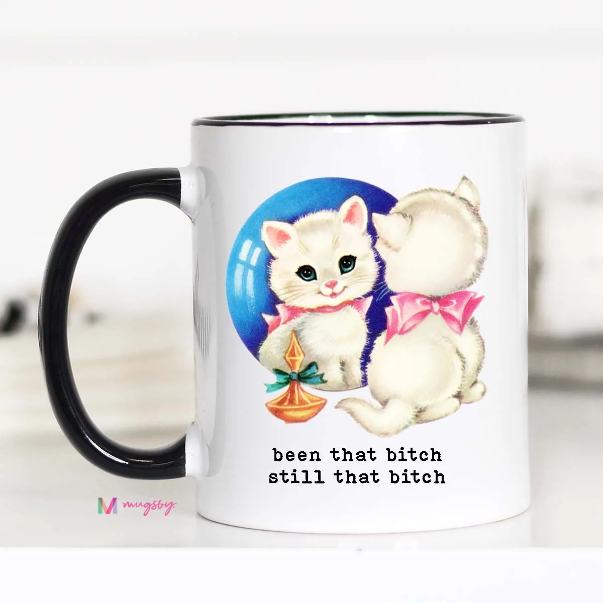 Mugsby Been That Bitch Still That Bitch katte krus 325 ml