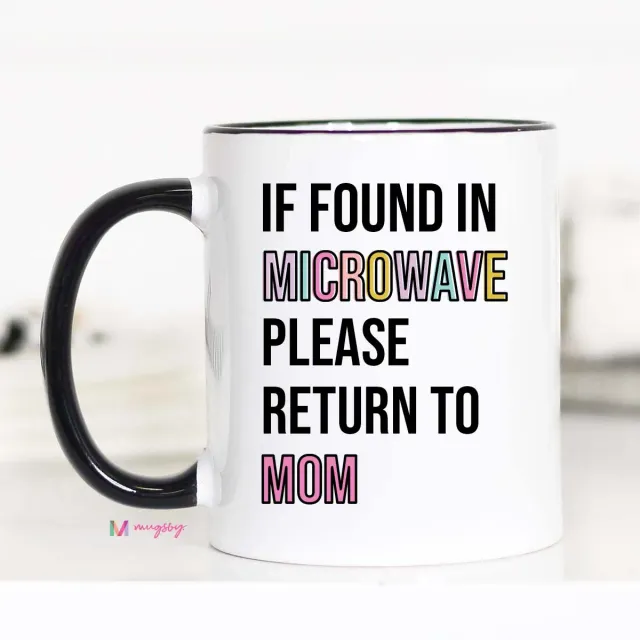 Mugsby If Found in the Microwave krus hvid 325 ml