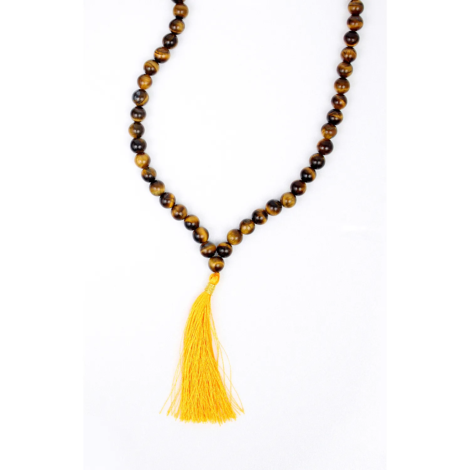 El'Cobre Tiger Eye mala 108 perler halskæde