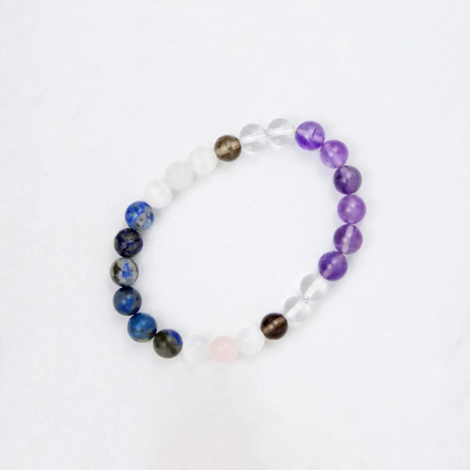 El'Cobre Power Bracelet Migræne & Vertigo armbånd 8mm