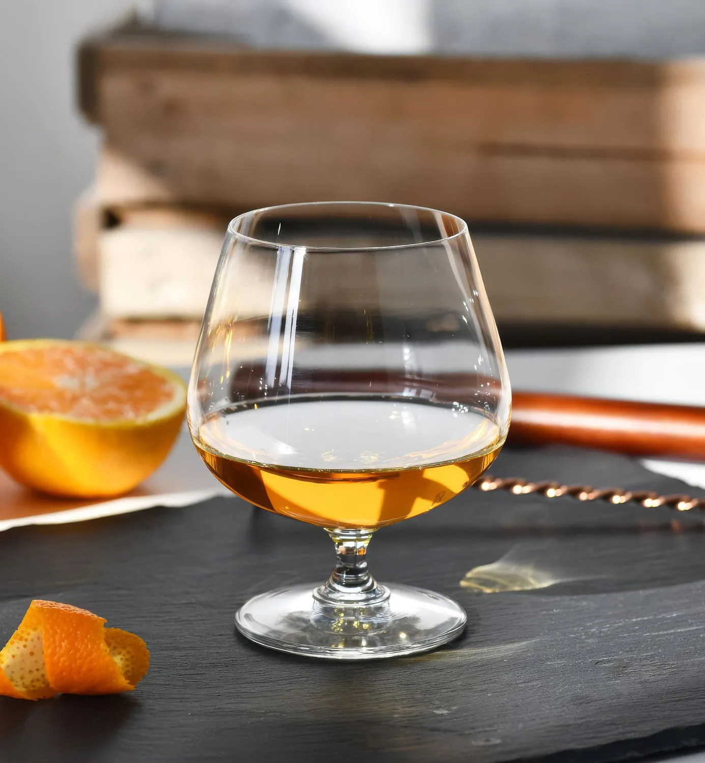 Krosno Balance cognacglas 510 ml klar