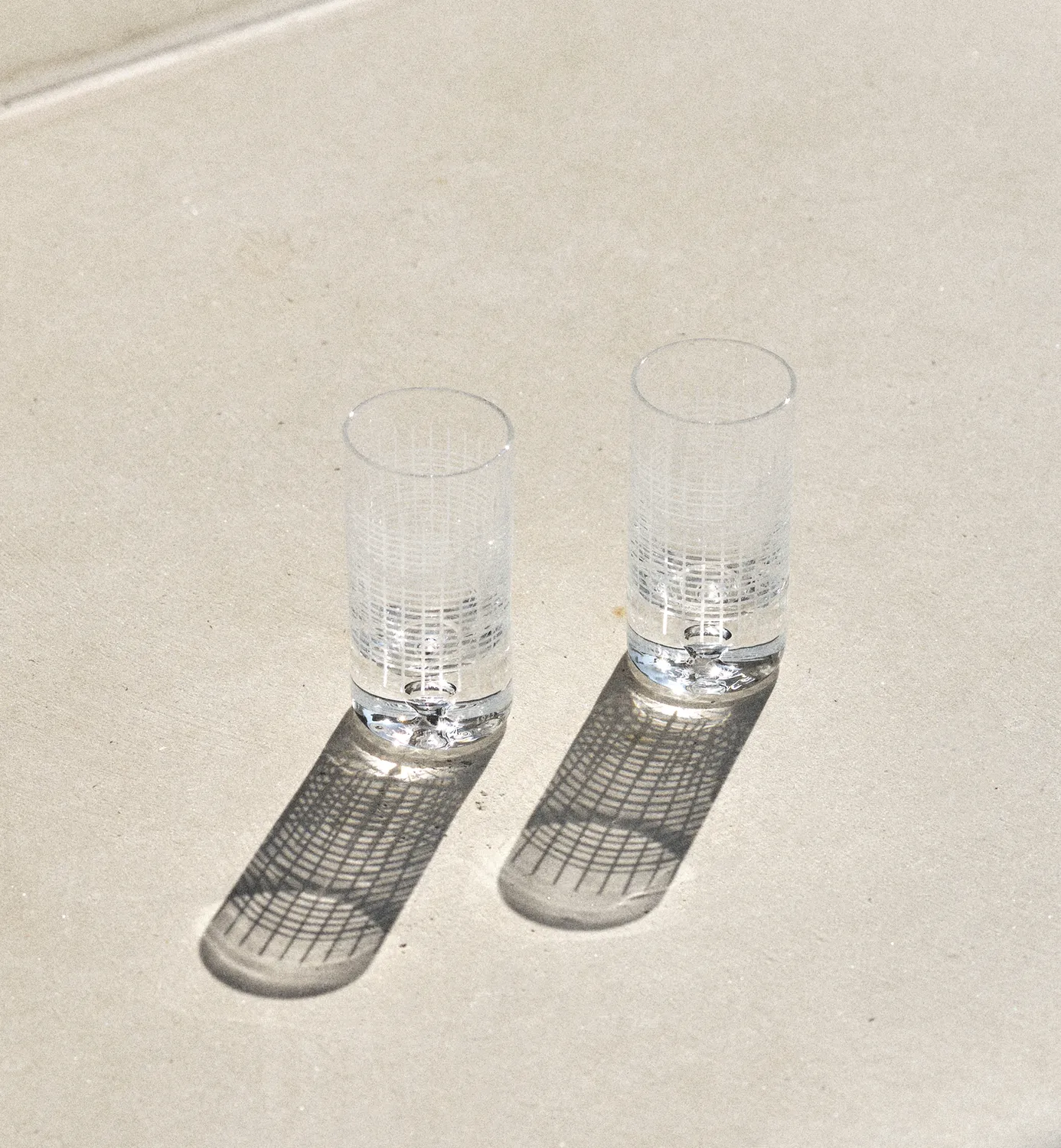 Krosno Mesh Saga snapsglas 35 ml slebet