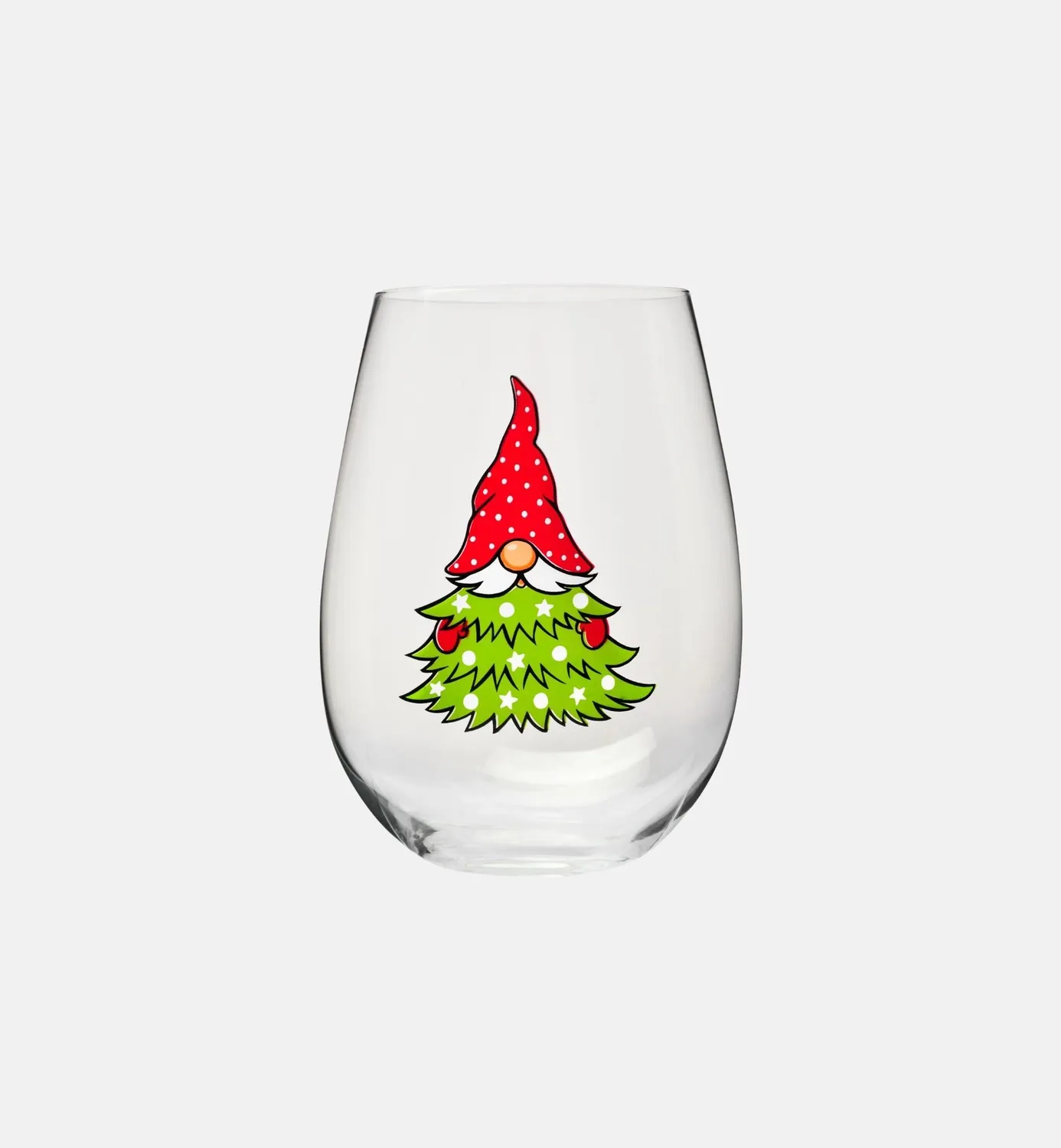 Krosno God Jul drikkeglas 500 ml 3 stk med nisser