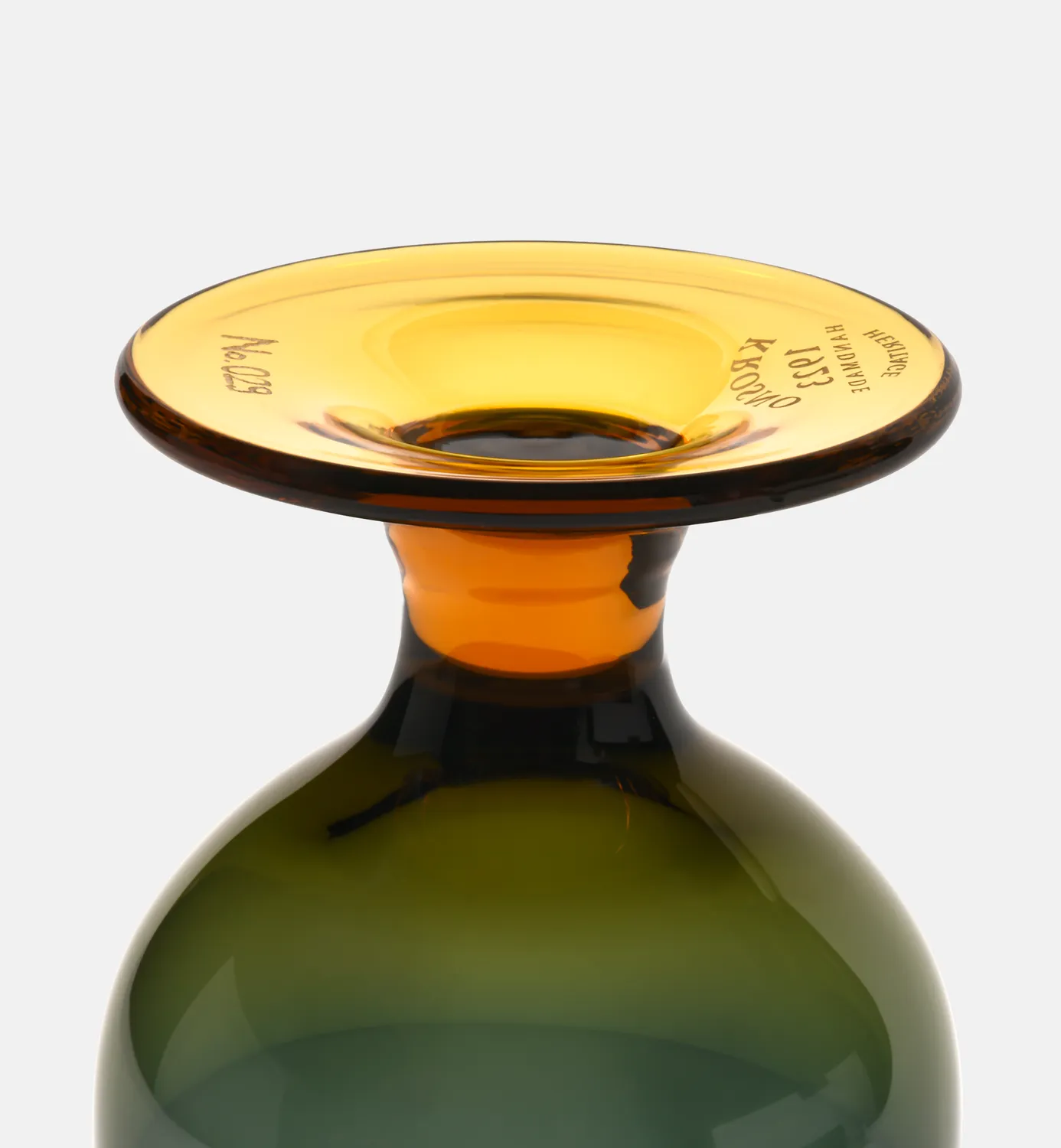 Krosno Aurora 01 glas 350 ml sort grøn rav