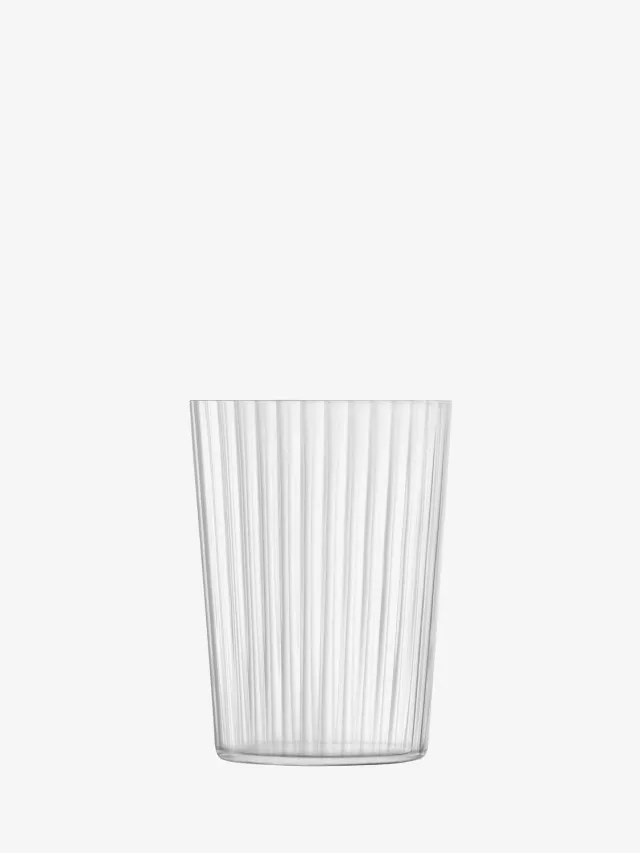LSA Gio Line drikkeglas 4 stk rillet