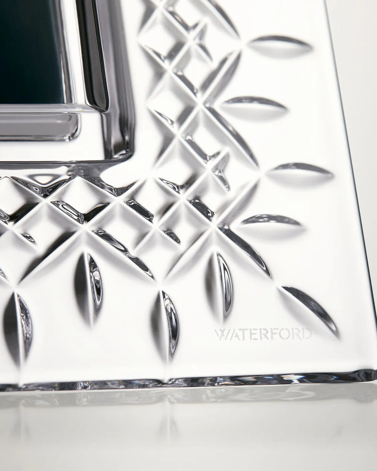 Waterford Lismore 10x15 billedramme & ringholder sæt krystal