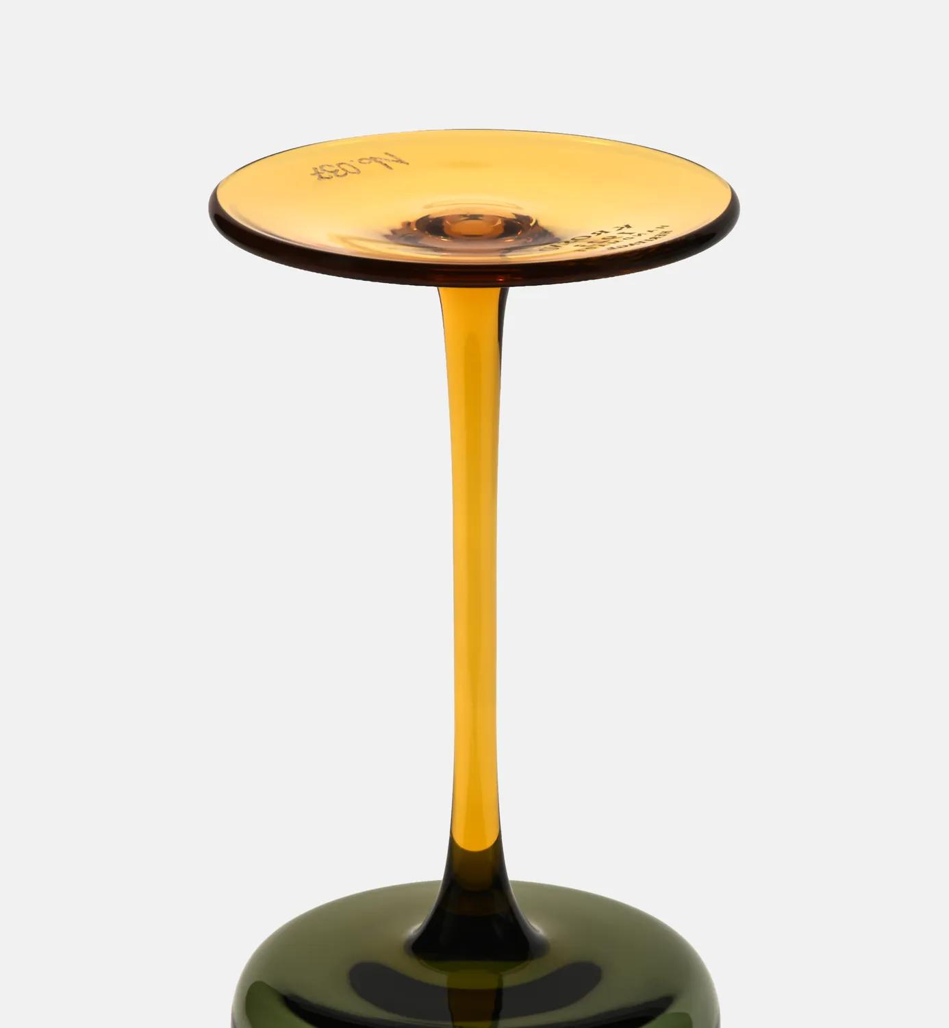 Krosno Aurora 01 vinglas 200 ml grøn-sort-rav krystal