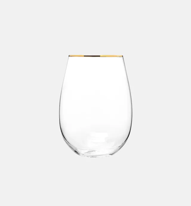 Krosno Harmony Gold vinglas 500 ml guldkant