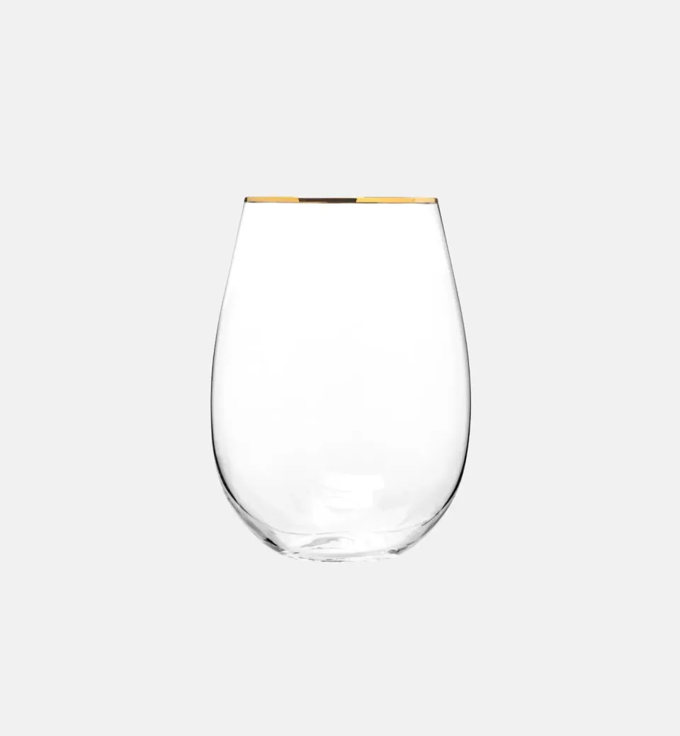 Krosno Harmony Gold vinglas 500 ml guldkant