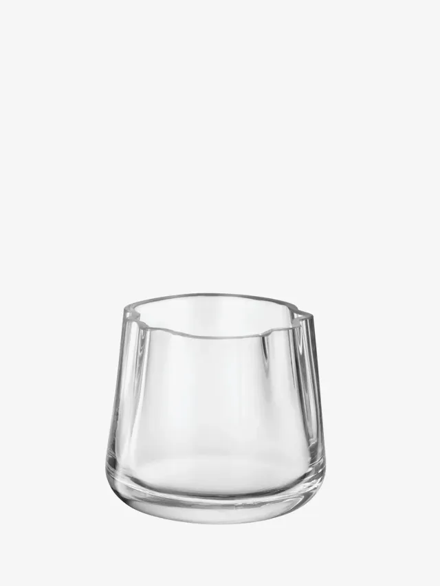LSA Lagoon fyrfadsstage vase glas seegrøn