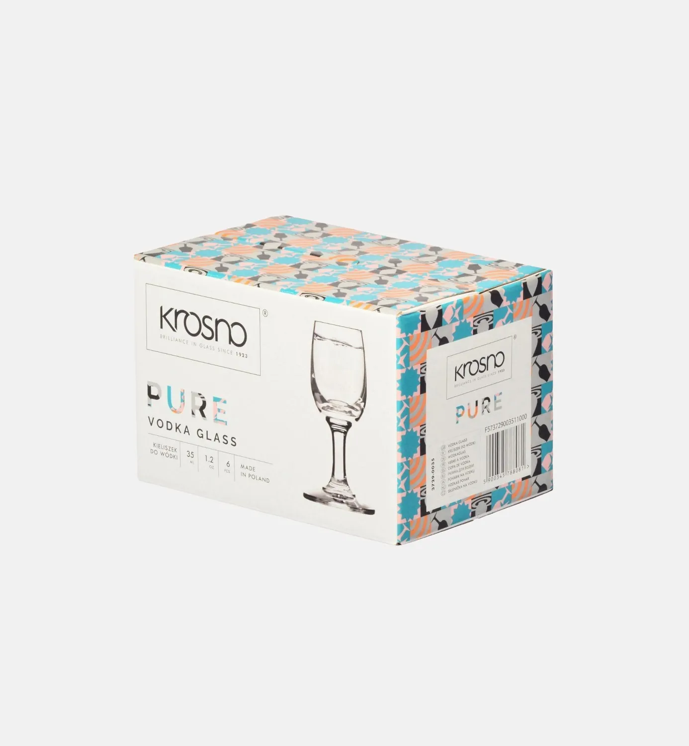 Krosno vodkaglas snapsglas 35 ml krystal
