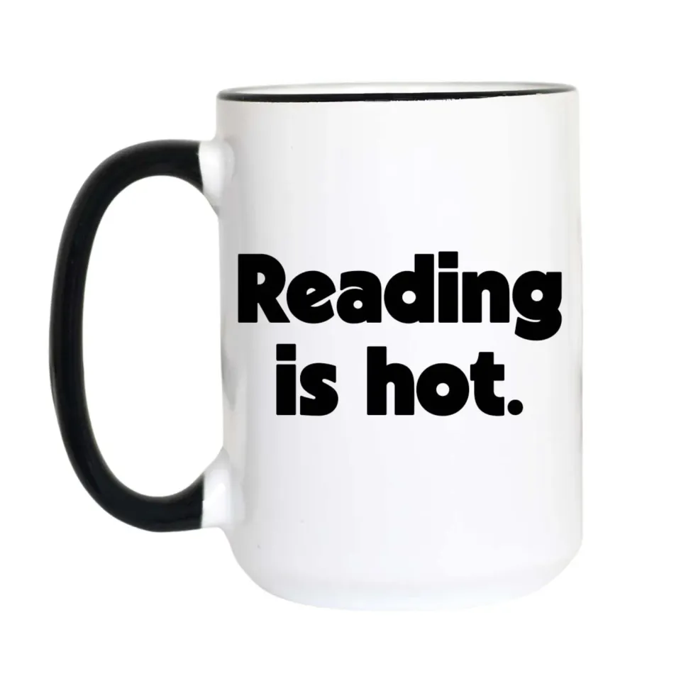 Mugsby Reading Is Hot kop 325 ml bog