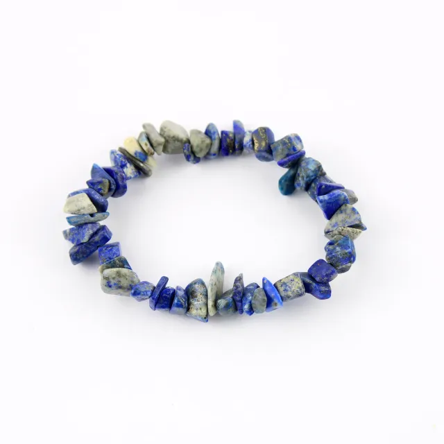 El'Cobre Lapis Lazuli armbånd krystal chip blå