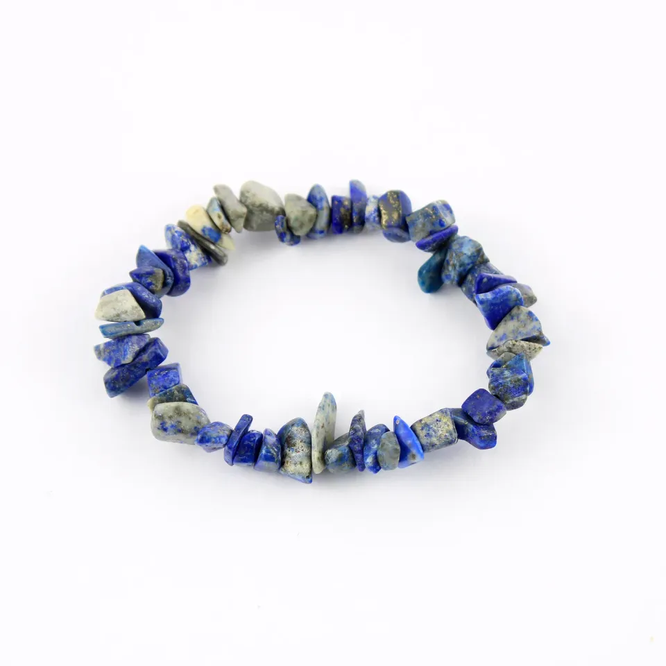 El'Cobre Lapis Lazuli armbånd krystal chip blå