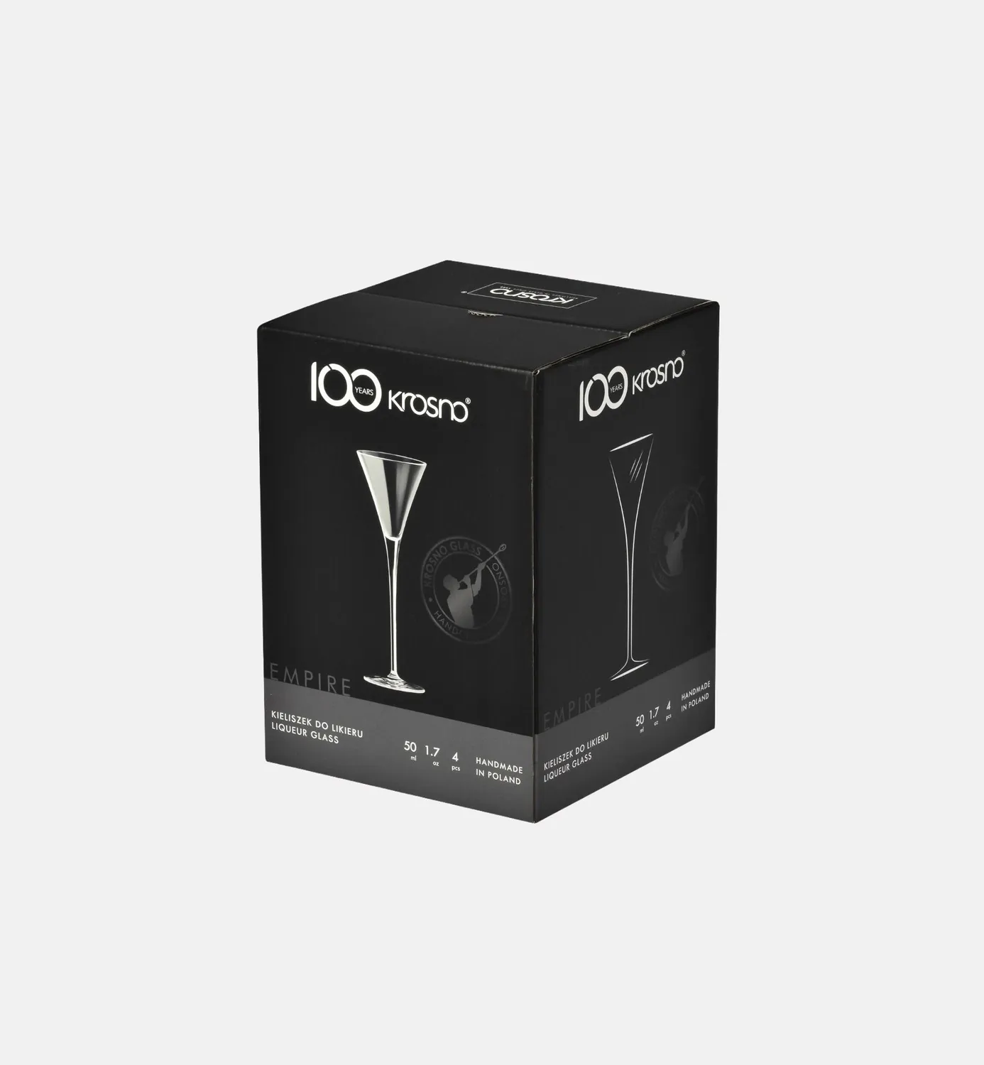 Krosno Empire likørglas 50 ml høj stilk mundblæst