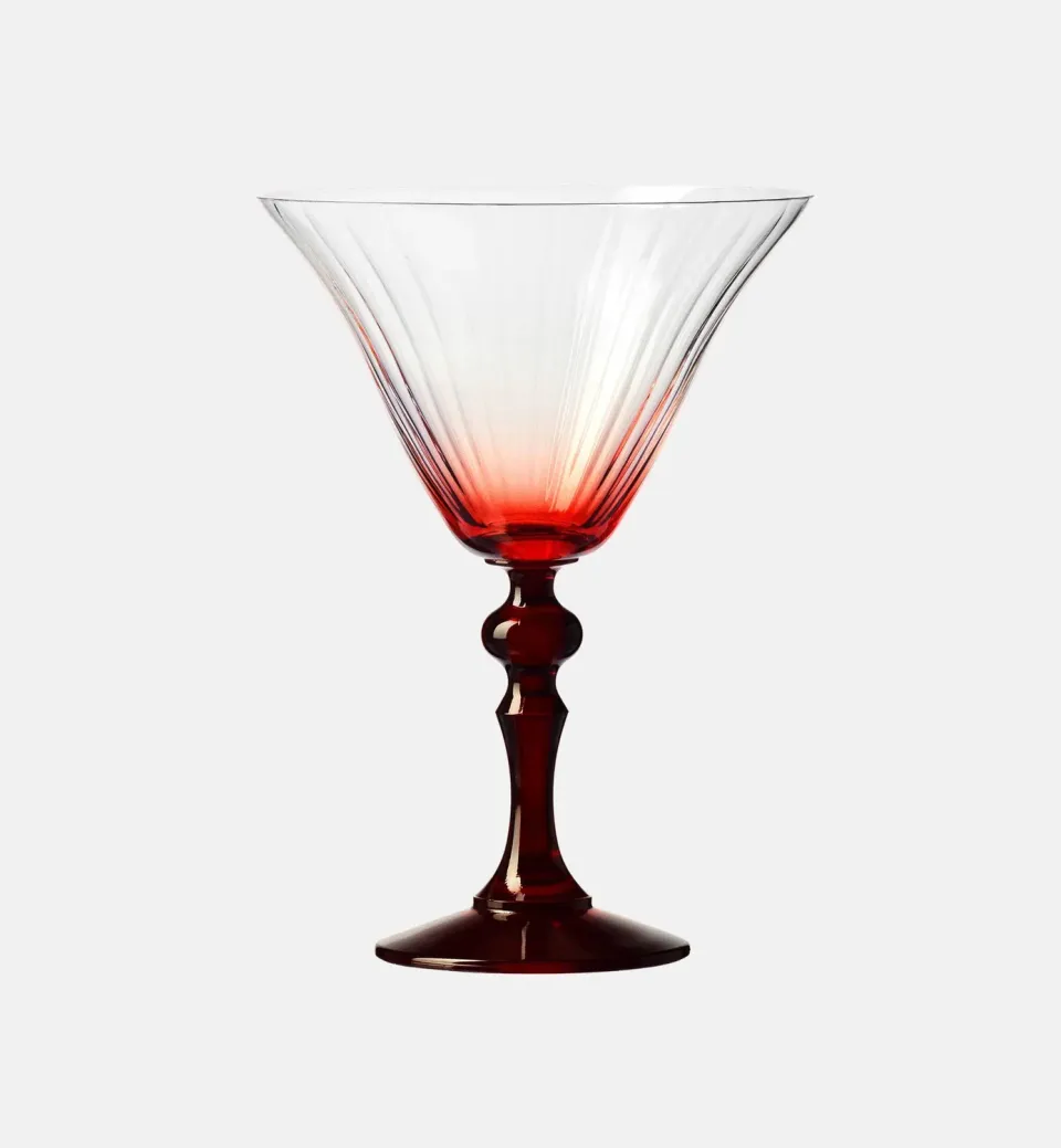 Krosno Bubble martiniglas 170 ml rød