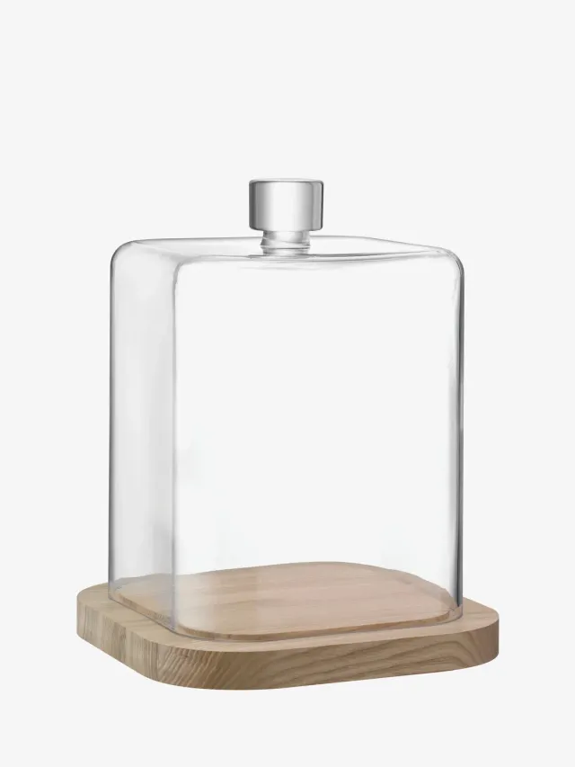 LSA Pavilion Dome & Ash Base osteklokke glas askefod