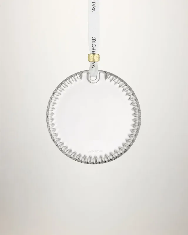 Waterford Disc juleophæng krystal med bånd