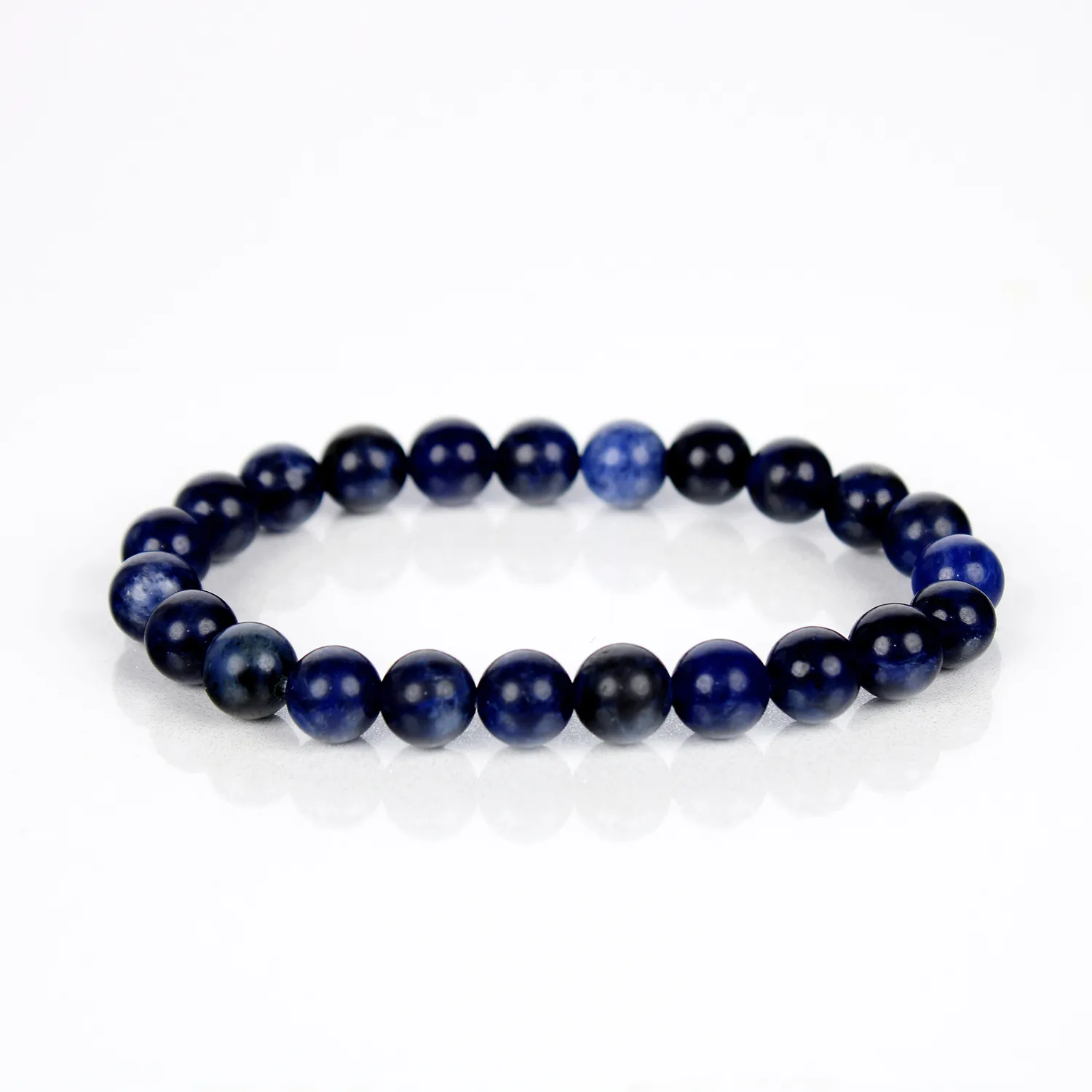 El'Cobre Lapis Lazuli krystalarmbånd 8 mm