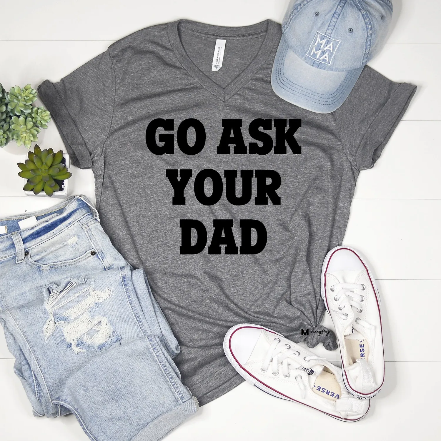 Mugsby Go Ask Your Dad kop 325 ml sjov mor