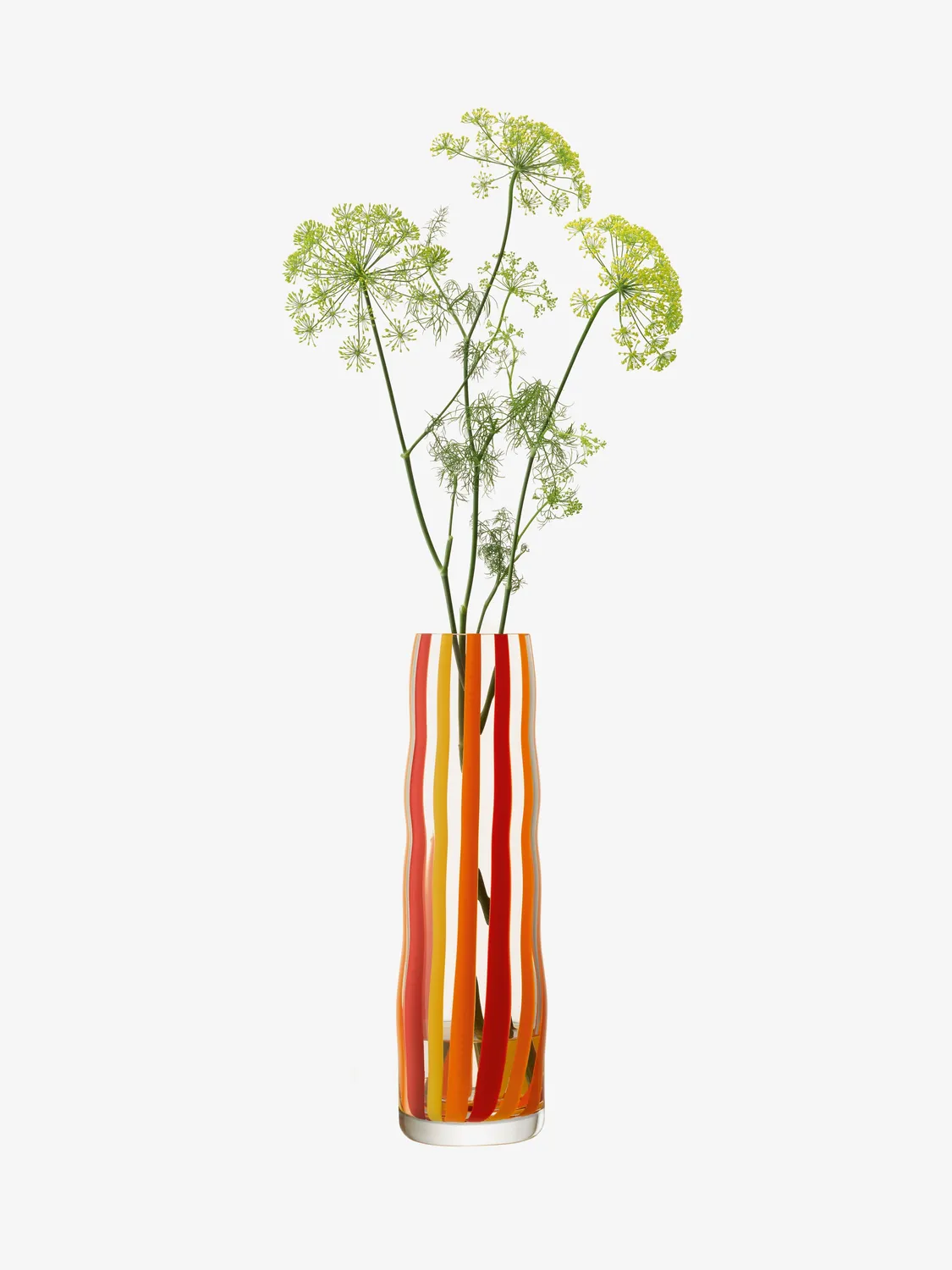 LSA Folk vase høj mundblæst glas