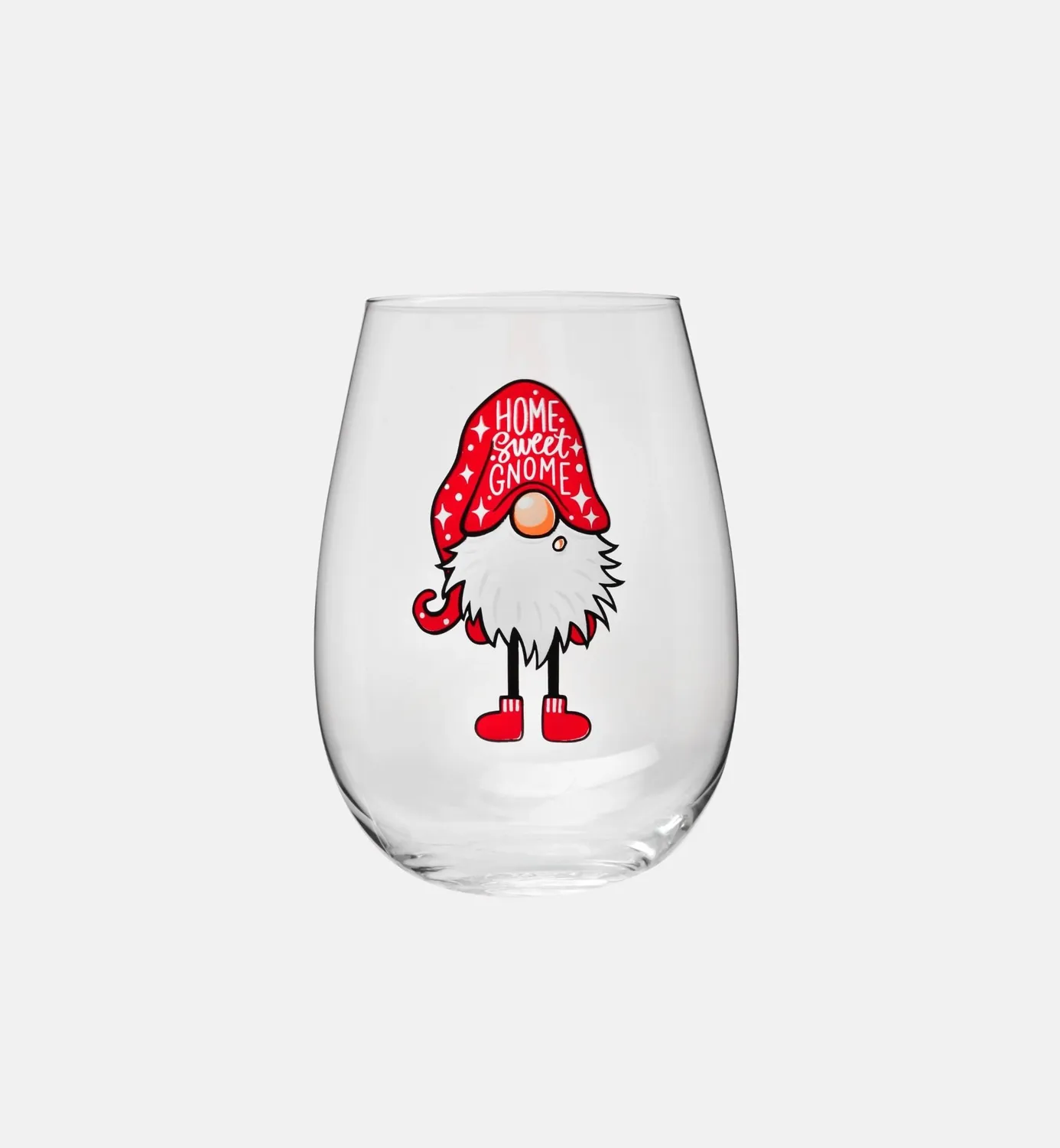 Krosno God Jul drikkeglas 500 ml 3 stk med nisser