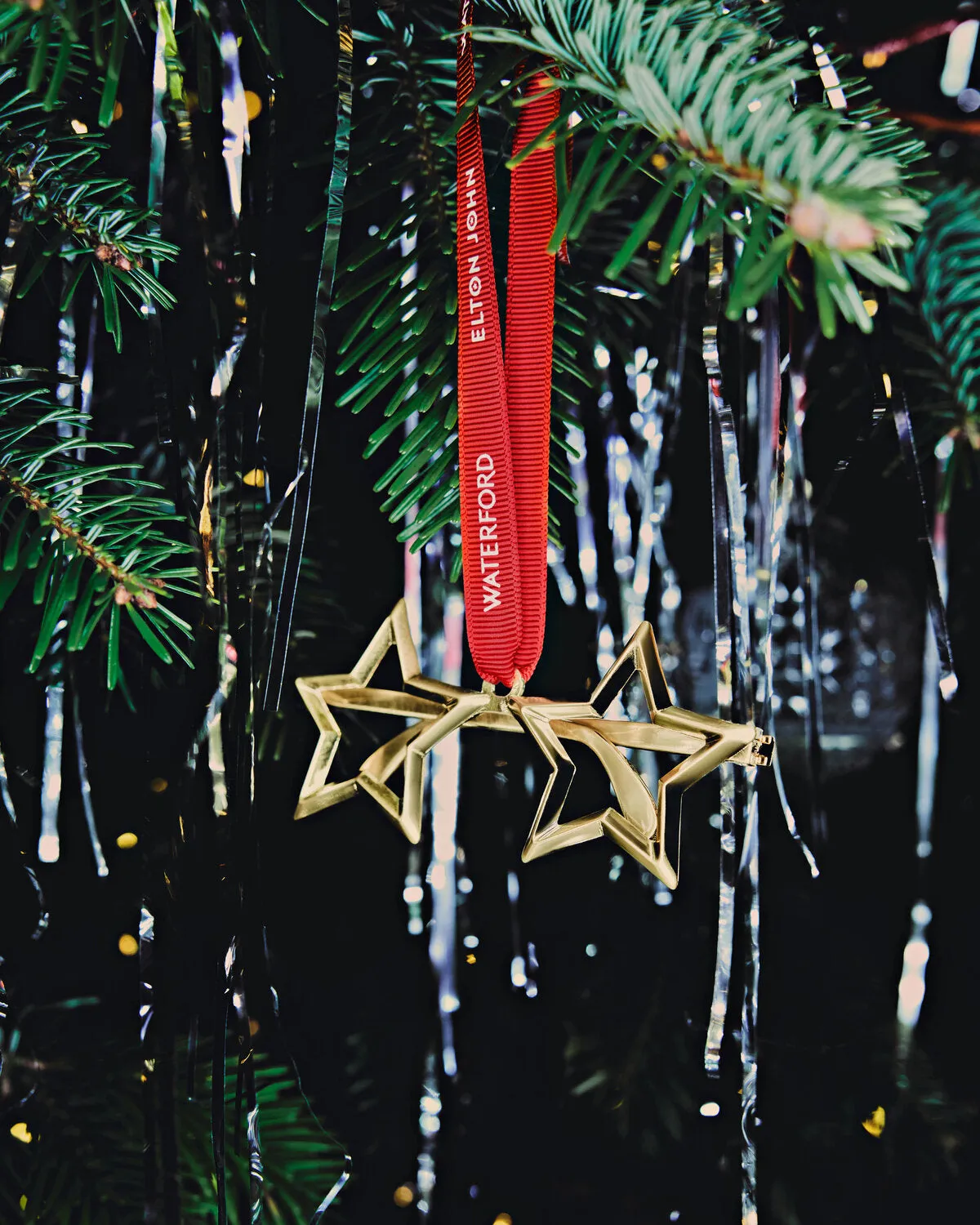 Waterford Elton John stjernebriller julepynt guld