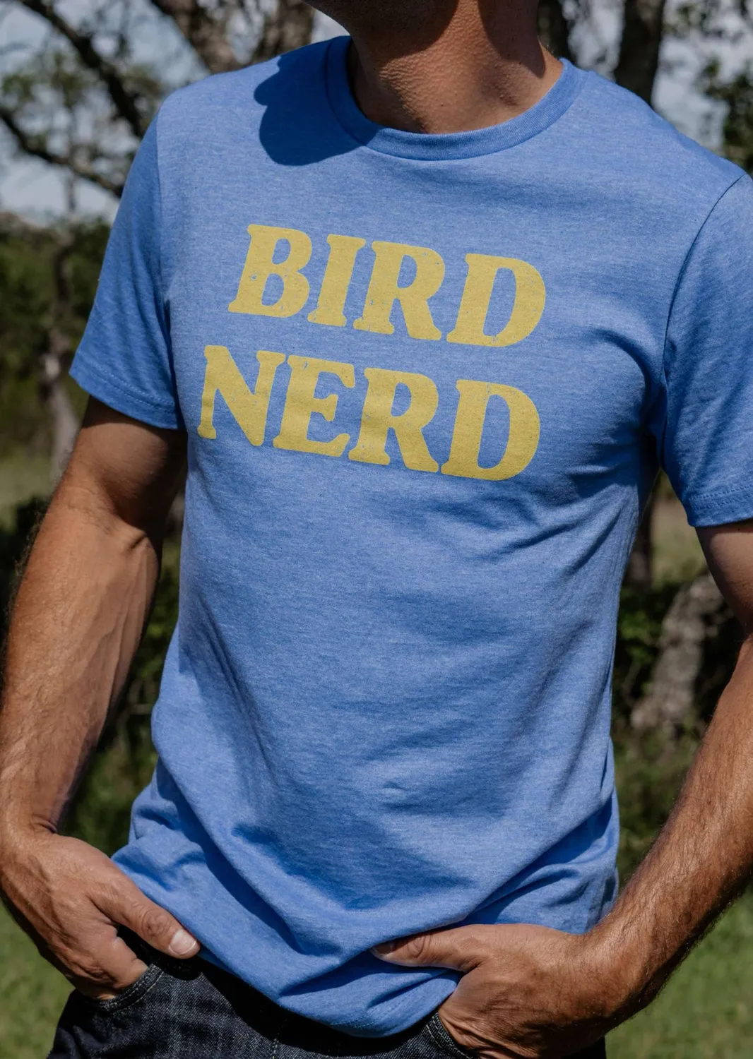 Mugsby Bird Nerd t-shirt unisex fuglekigger