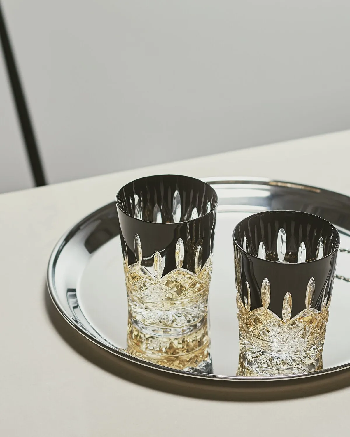 Waterford Lismore Black tumbler 2 stk sort krystal
