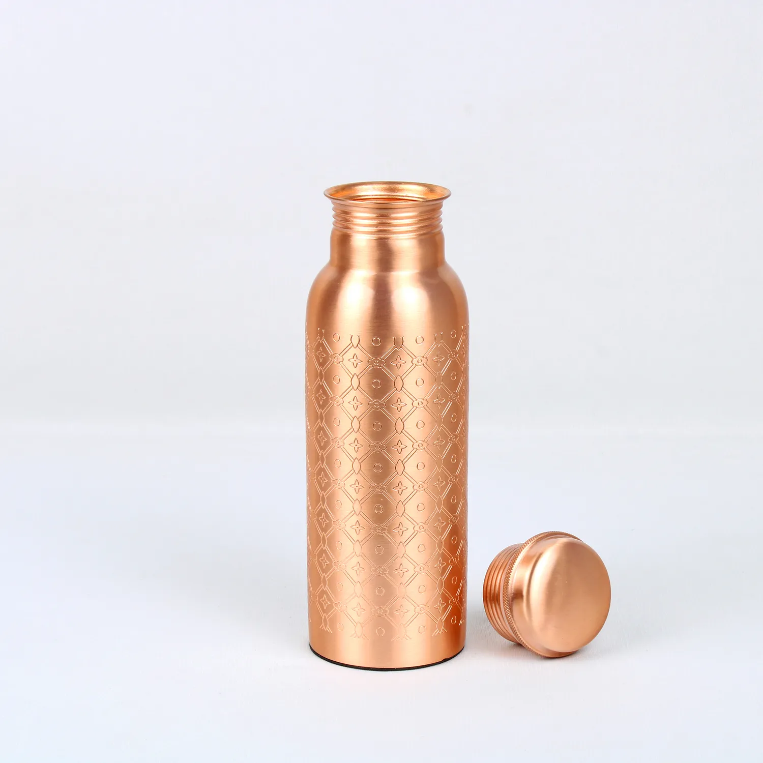 El'Cobre Premium Etching kobbervandflaske 700 ml graveret