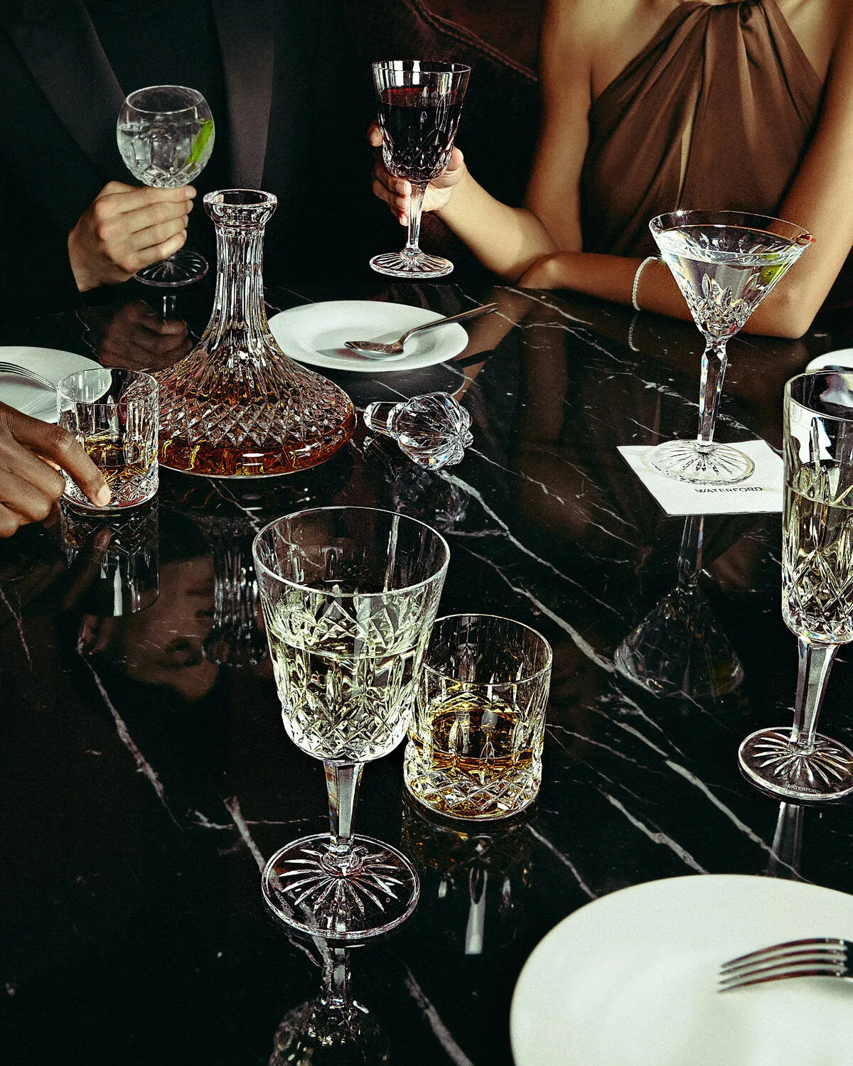 Waterford Lismore champagneglas 2 stk krystal flute