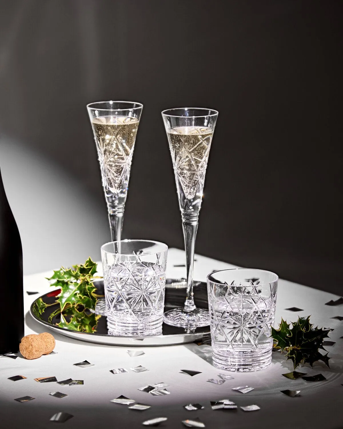Waterford Winter Wonders champagneglas 2 stk snefnug