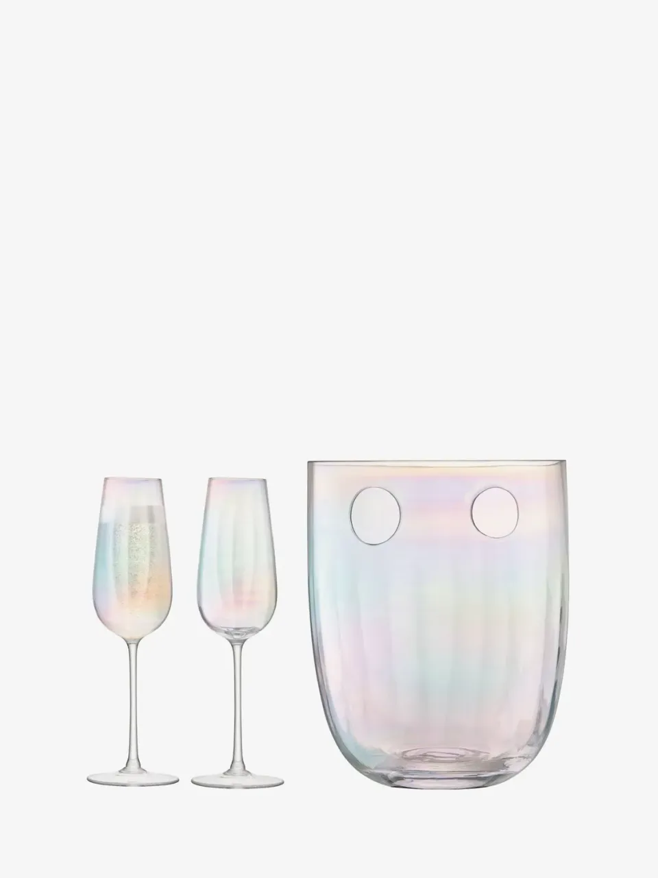 LSA Pearl Champagne Set champagnesæt 3 dele perlemor