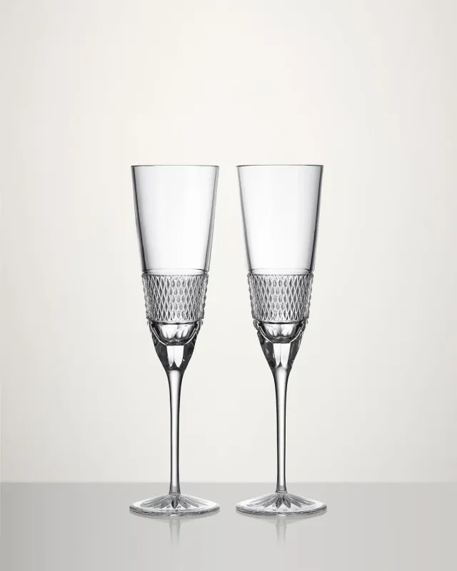 Waterford Copper Coast flute champagneglas 2 stk krystal